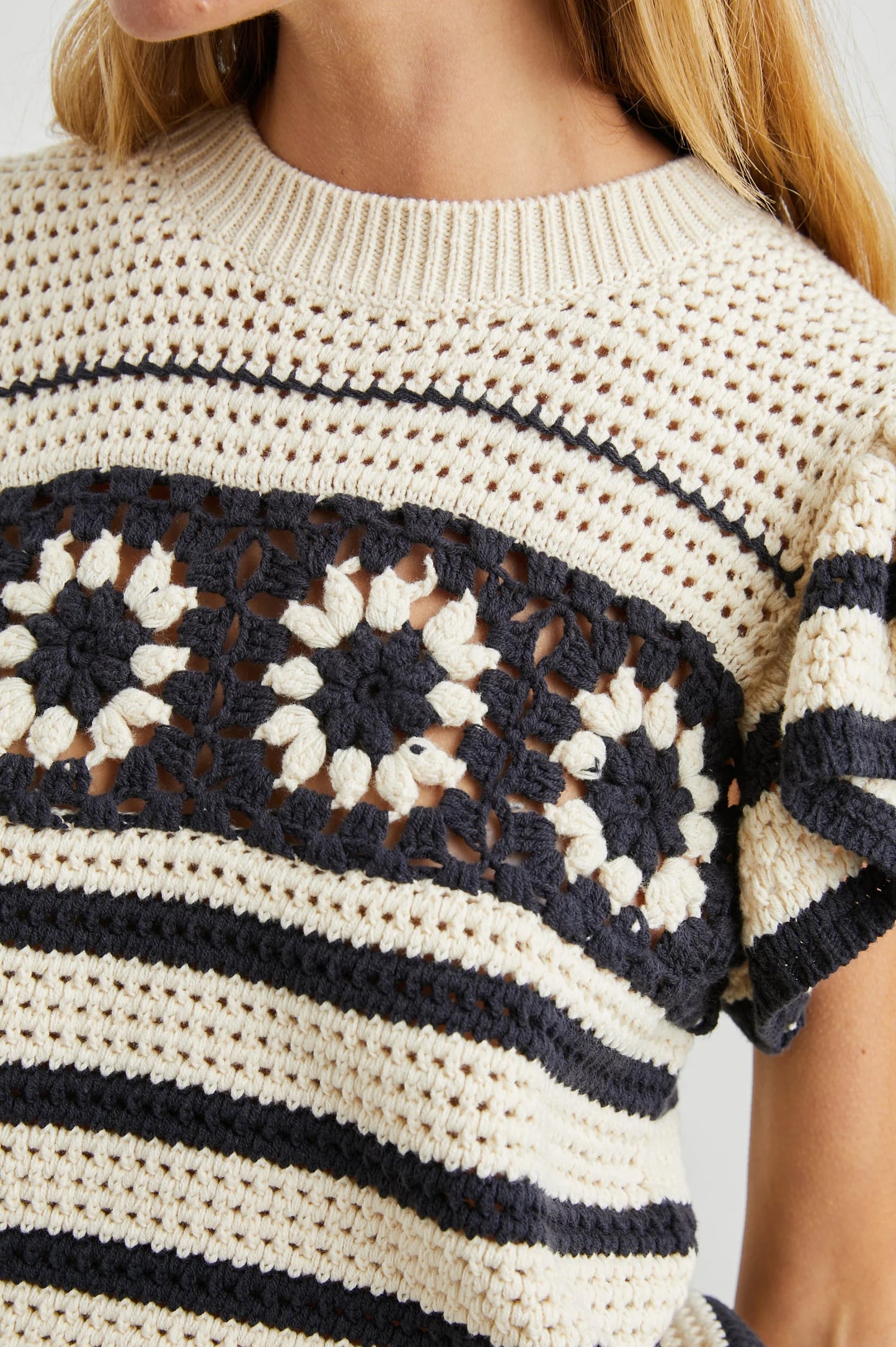 Rails Penelope Crochet Sweater