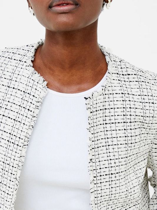 French Connection Effie Blucle Collarless Blazer