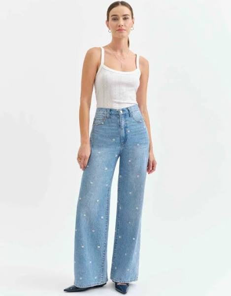 Daze Far Out High Rise Wide Leg