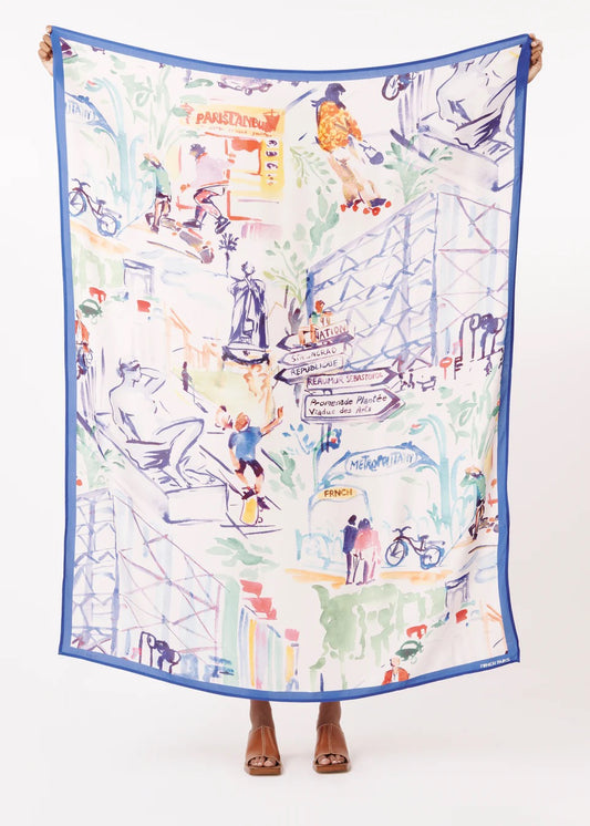 FRNCH Printed Scarf/Syrong