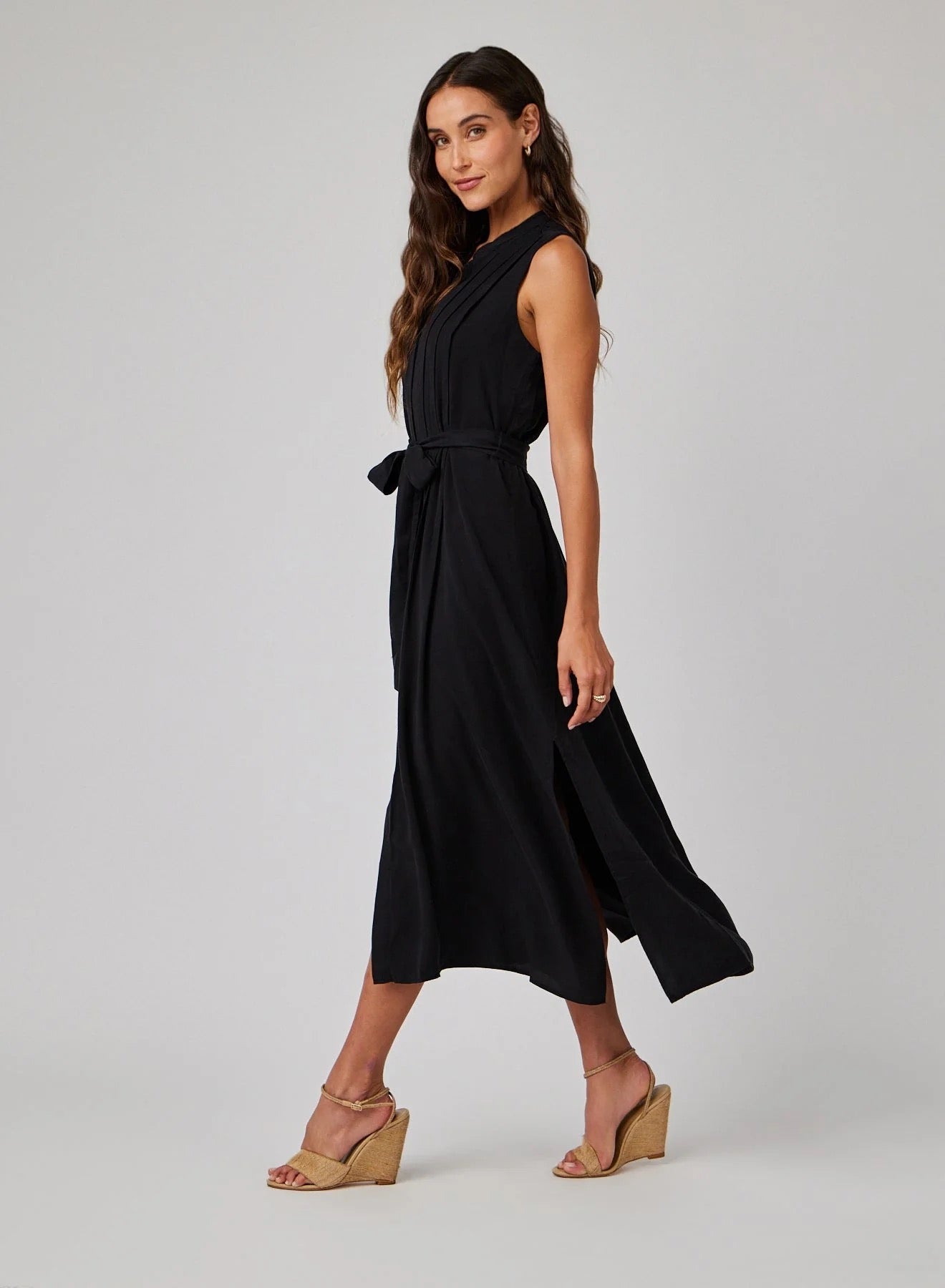 Bella Dahl Pintuck Maxi Dress