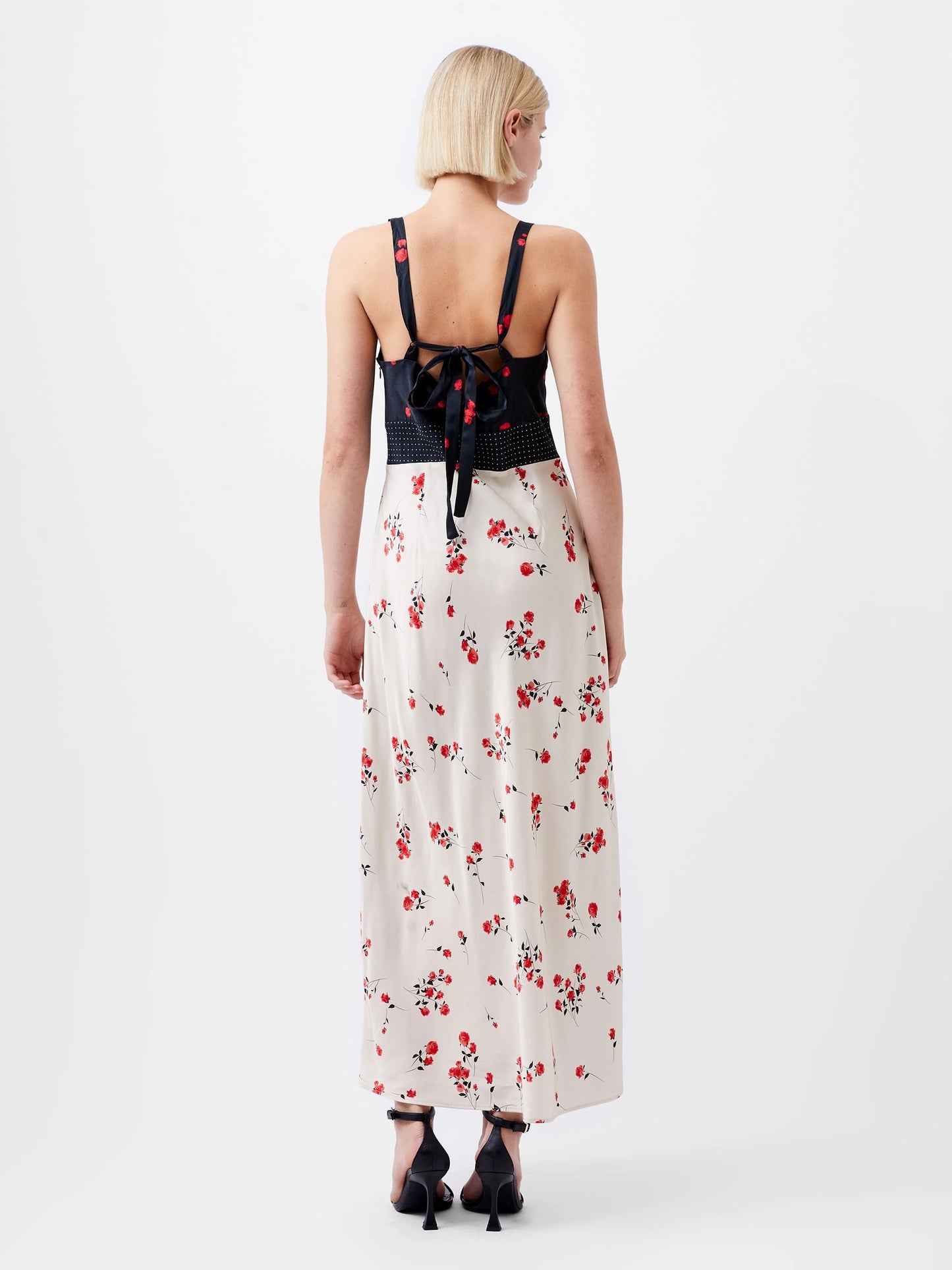 French Connection Floramour Ennis Satin Slip Dress