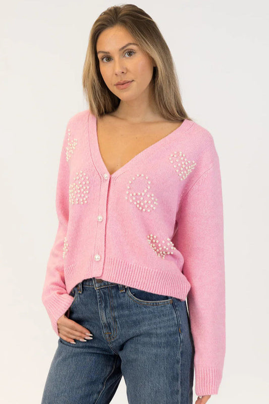 Lyla&Lux Kailie Pearl Cardigan