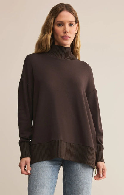 Z Supply Sable Rib Sweatshirt