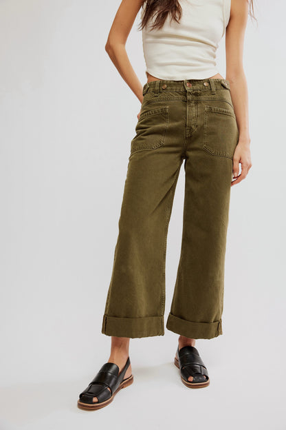 Free People Palmer Cuffed Jean