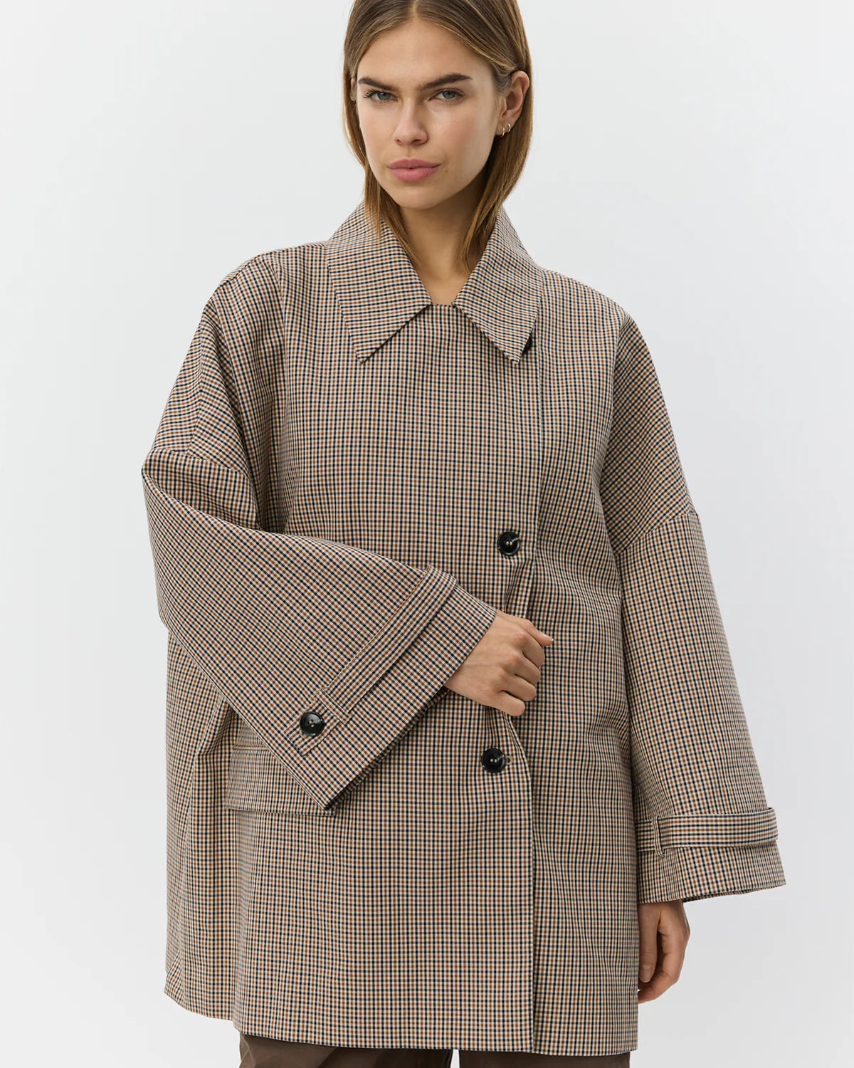 Sofie Schnoor Selina Oversized Check Jacket