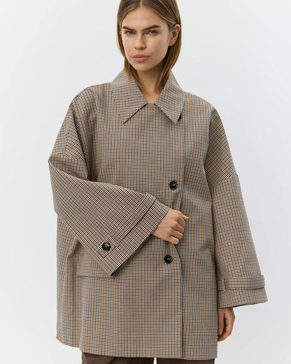 Sofie Schnoor Selina Oversized Check Jacket
