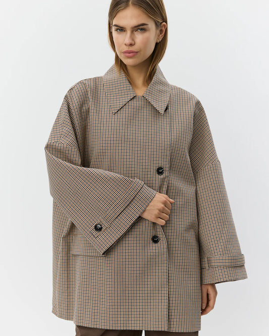 Sofie Schnoor Selina Oversized Check Jacket