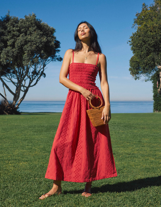 Splendid Kenzie Geo Eyelet Dress