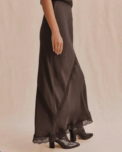Splendid Penelope Lace Maxi Skirt