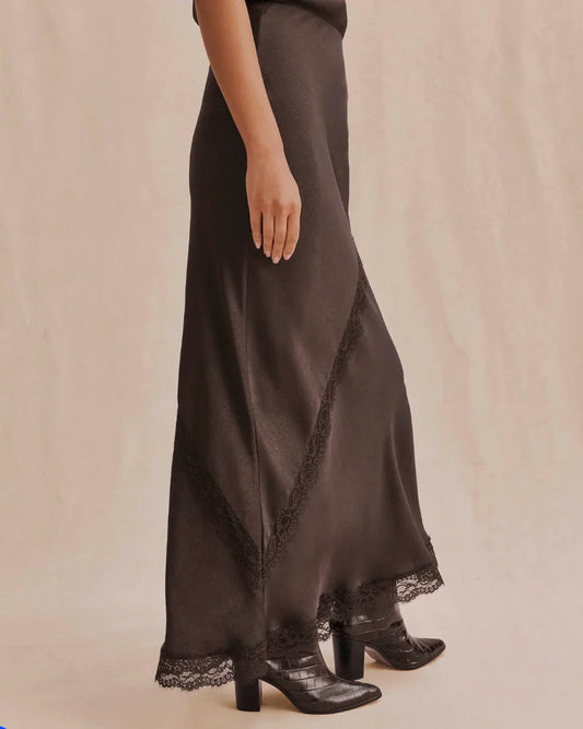 Splendid Penelope Lace Maxi Skirt