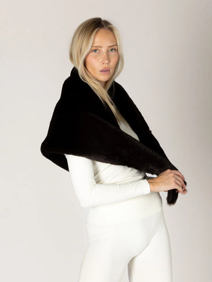Lyla&Lux Triangle Faux Fur Scarf