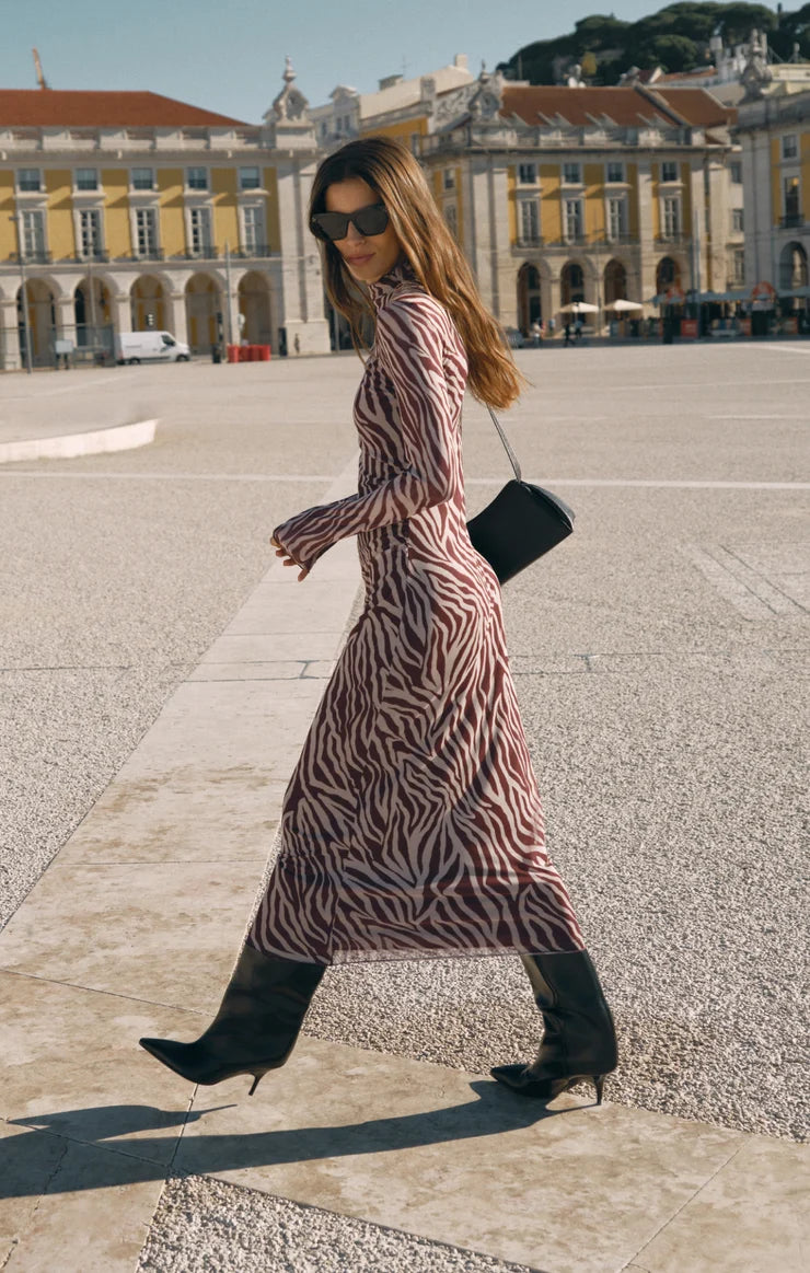 Z Supply Sevilla Zebra Mesh Midi