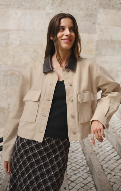 Z Supply Rey Cropped Chore Jacket