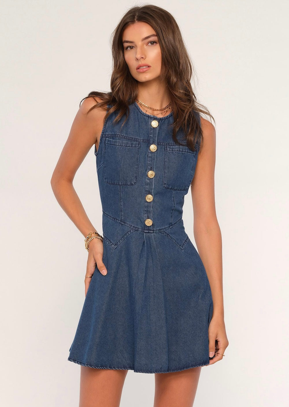 Heartloom Darla Denim Dress