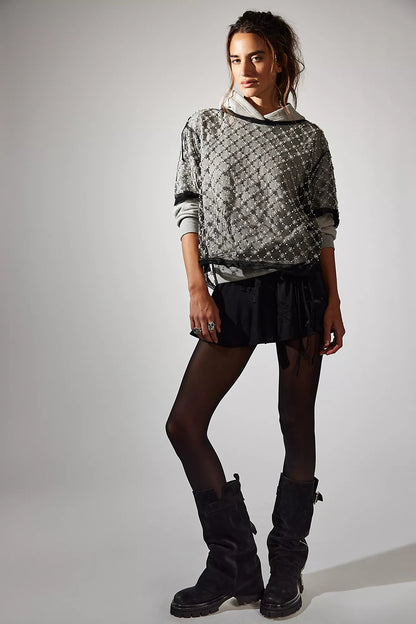 Free People Loir Embellished Knit