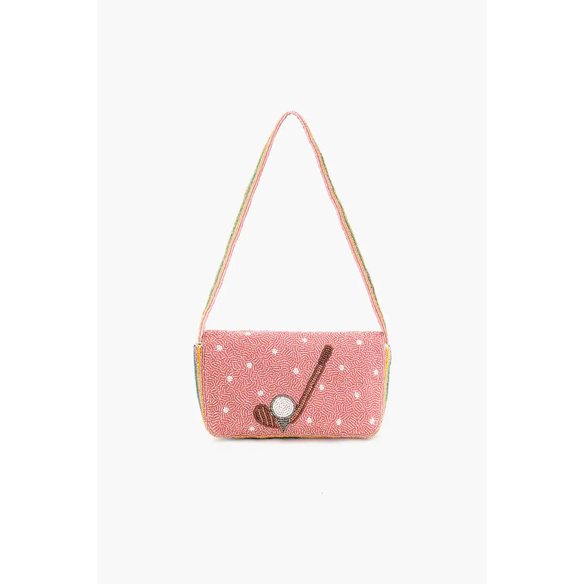 Tee Trolley Beaded Bag