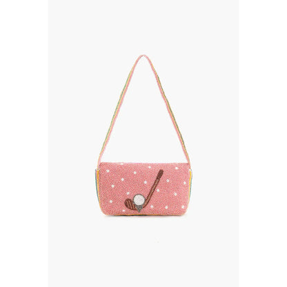 Tee Trolley Beaded Bag