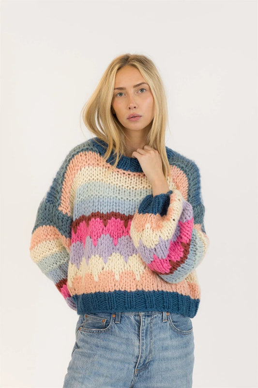 Lyla&Lux Hannah Handmade Crewneck