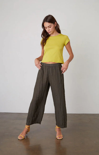 Velvet Lola Woven Linen Pant