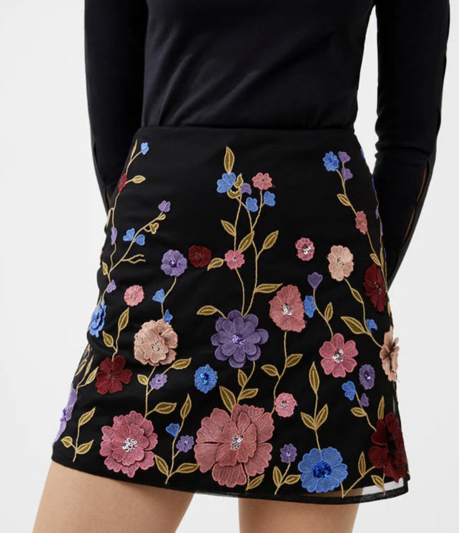 French Connection Astrida Embellished Skirt