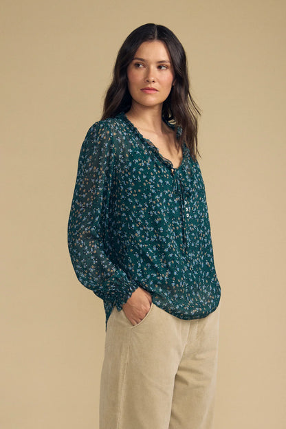 Velvet Mara Flora Print Top