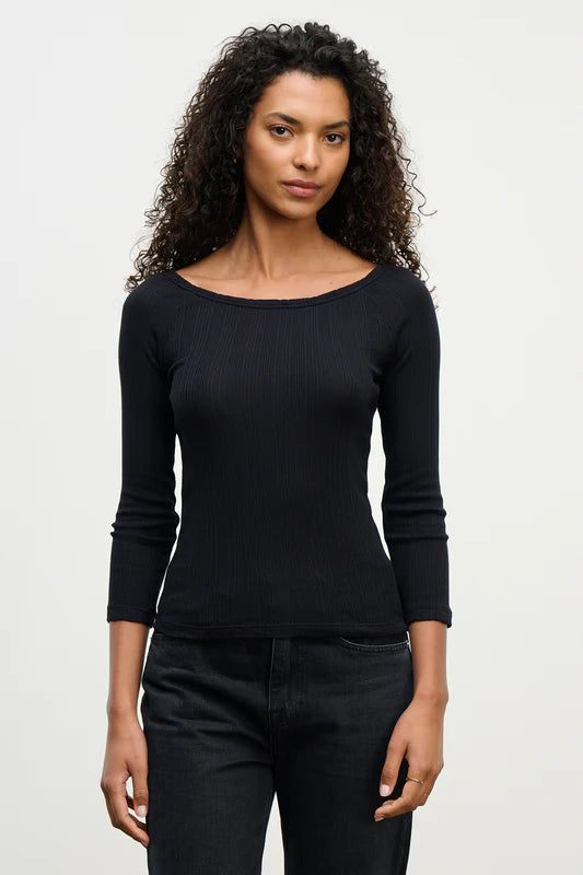 Velvet Nima Pointelle Top