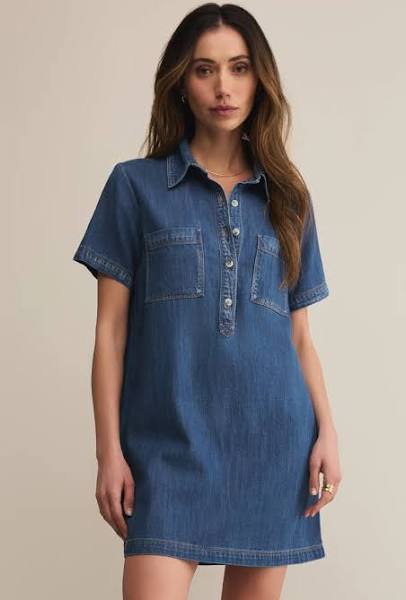 Z Supply Authentic Denim Mini Dress