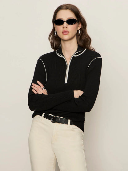Sanctuary Sporty Rib Zip